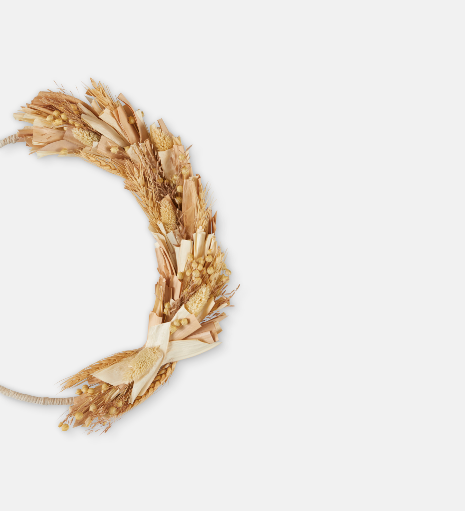 Floral fresh wreath
