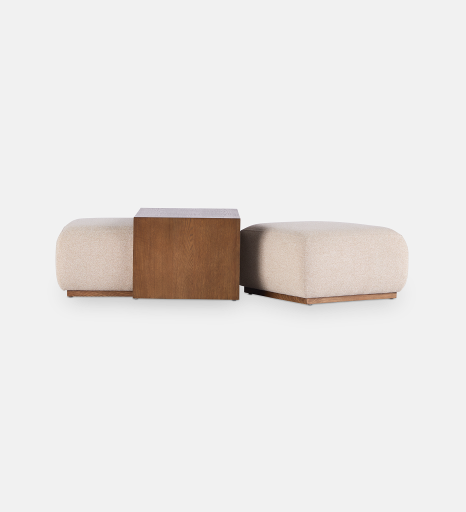 Moka Coffee Table and Ottoman Set