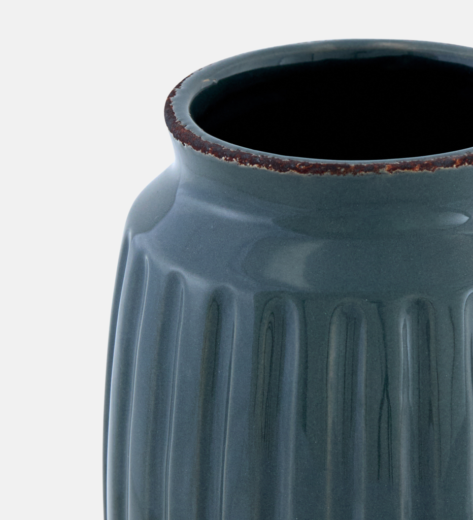 Rome Ribbed Vase Tall