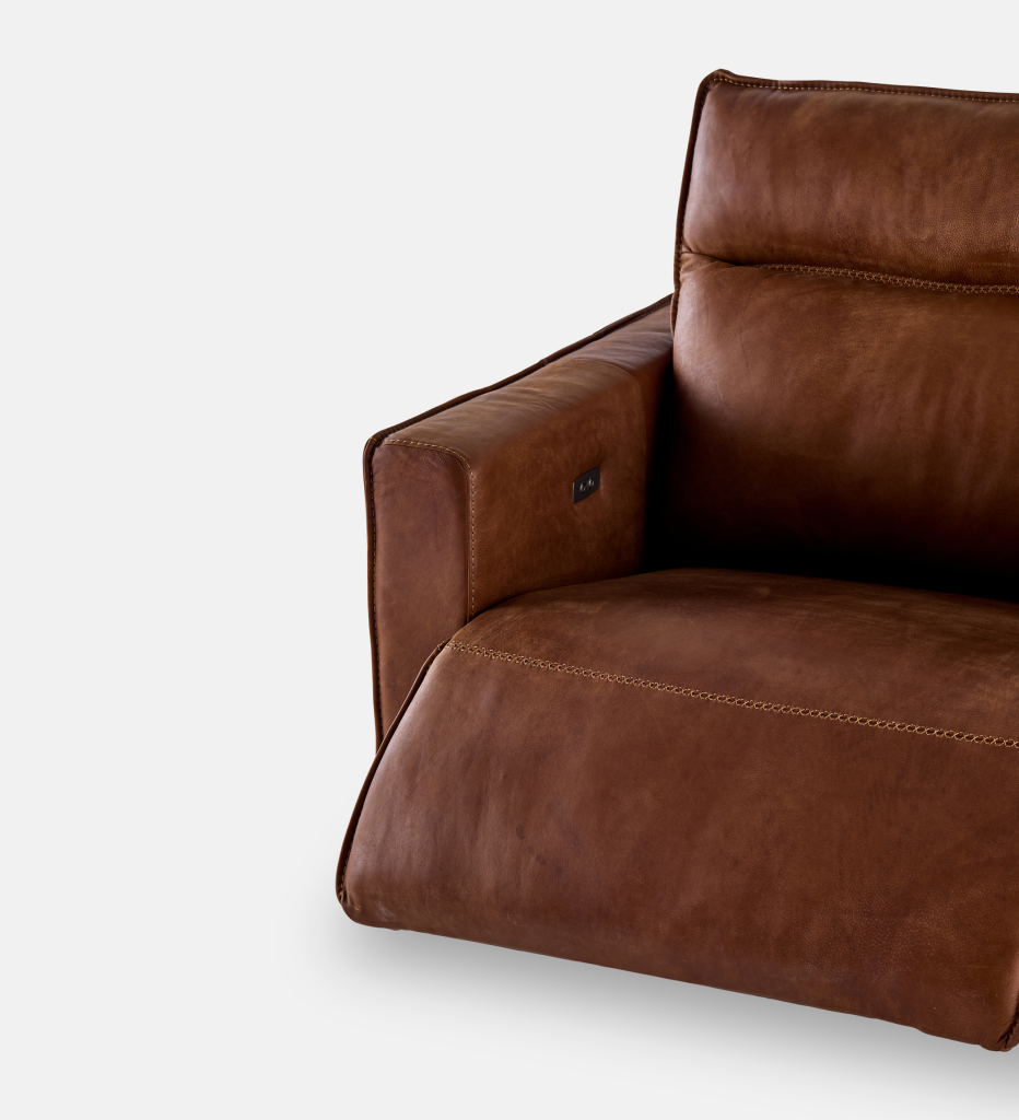 Sutton Leather 1 Seater Automatic Recliner