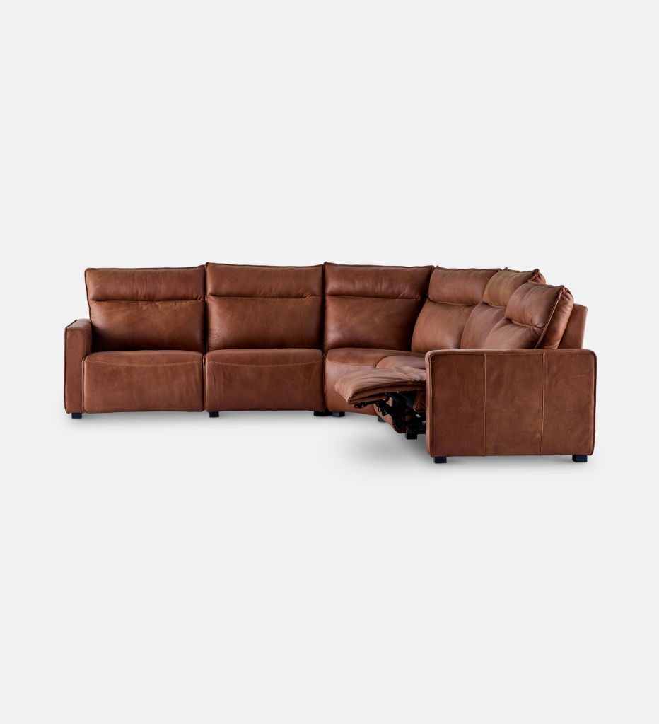 Sutton Leather Corner Automatic Recliner