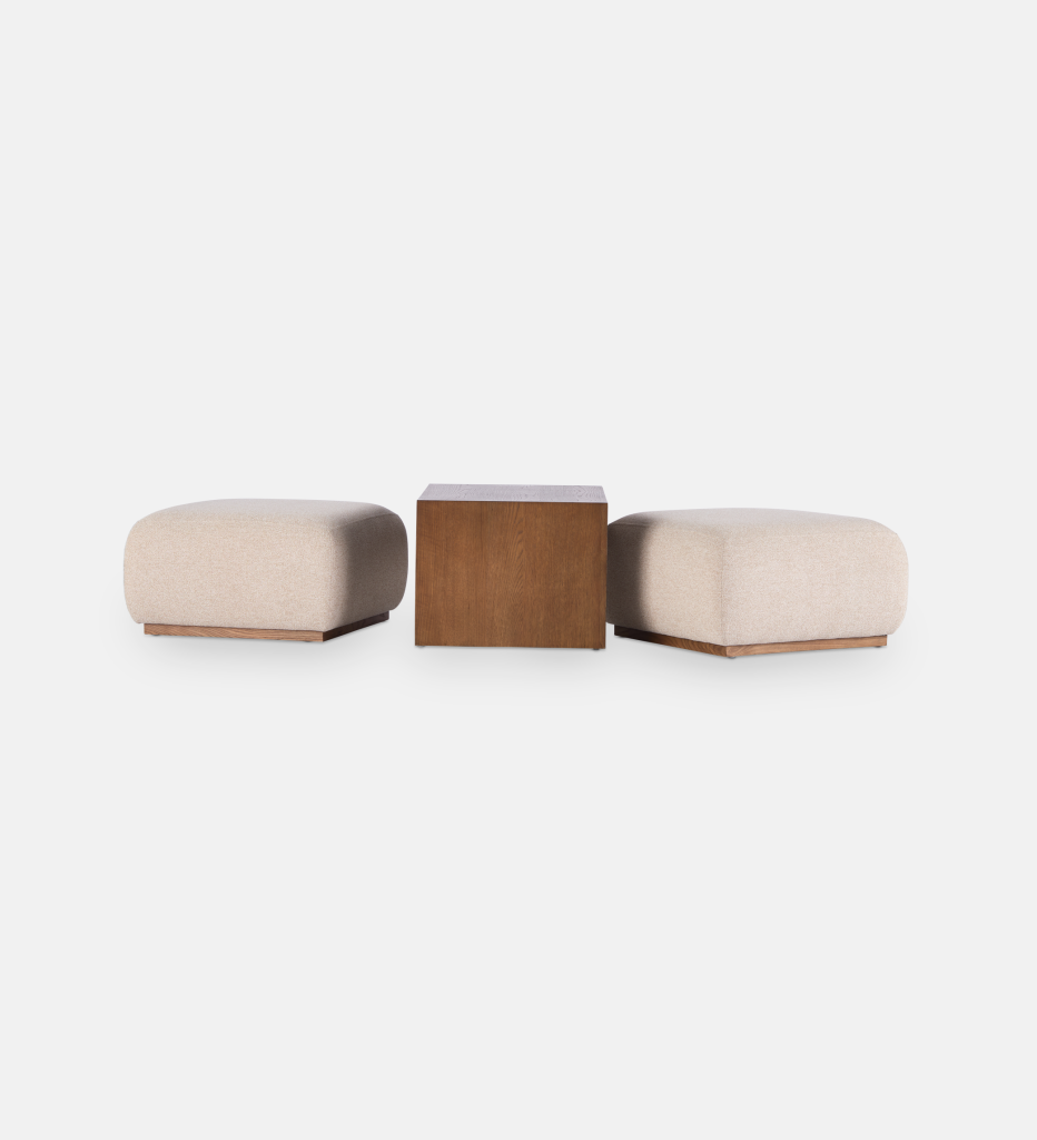 Moka Coffee Table and Ottoman Set
