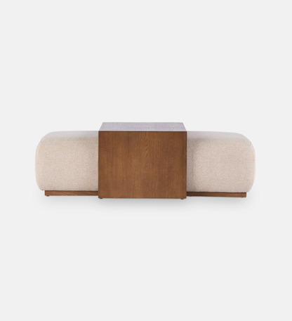 Moka Coffee Table and Ottoman Set
