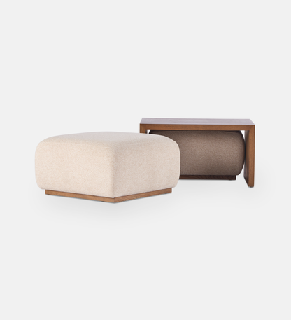 Moka Coffee Table and Ottoman Set