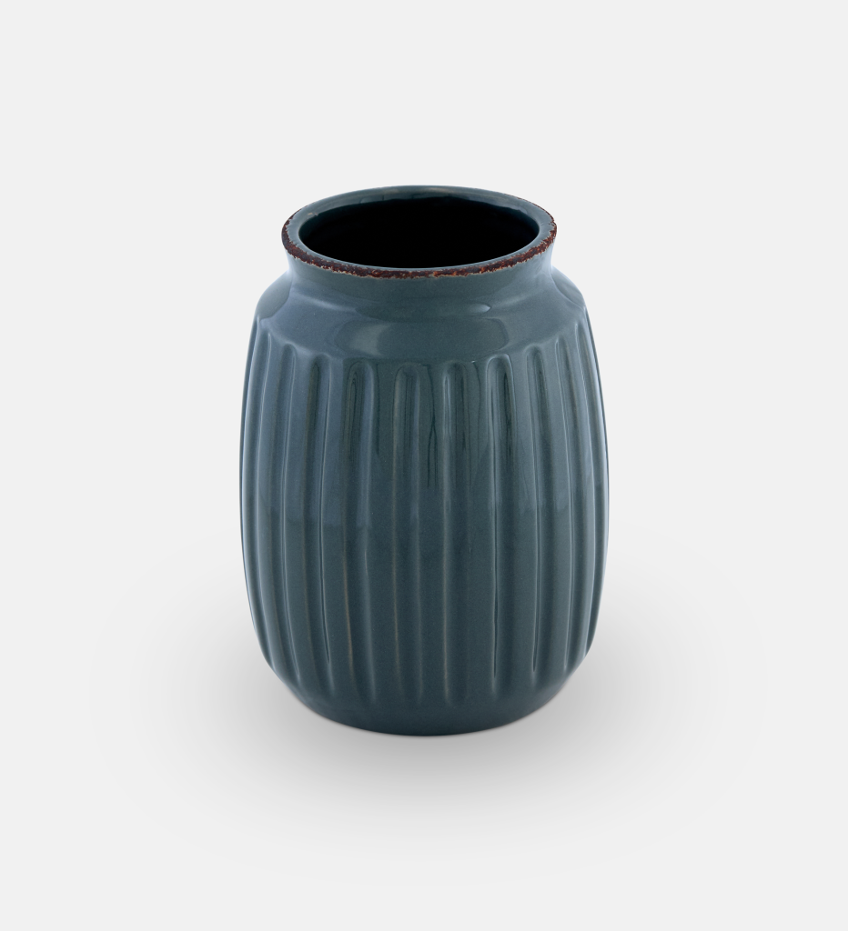 Rome Ribbed Vase Tall