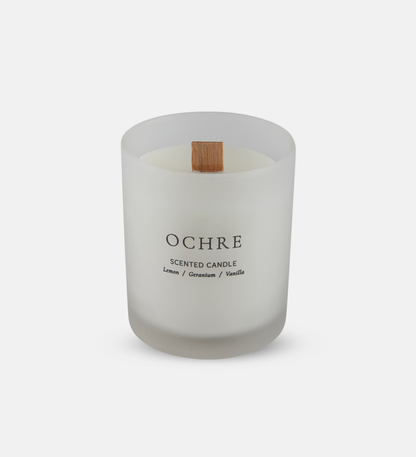 Ochre scented candle