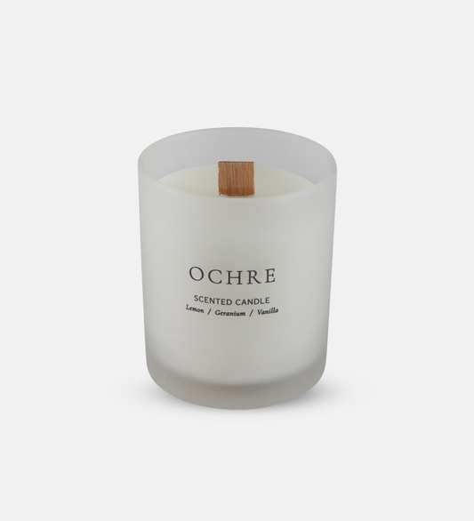 Ochre scented candle