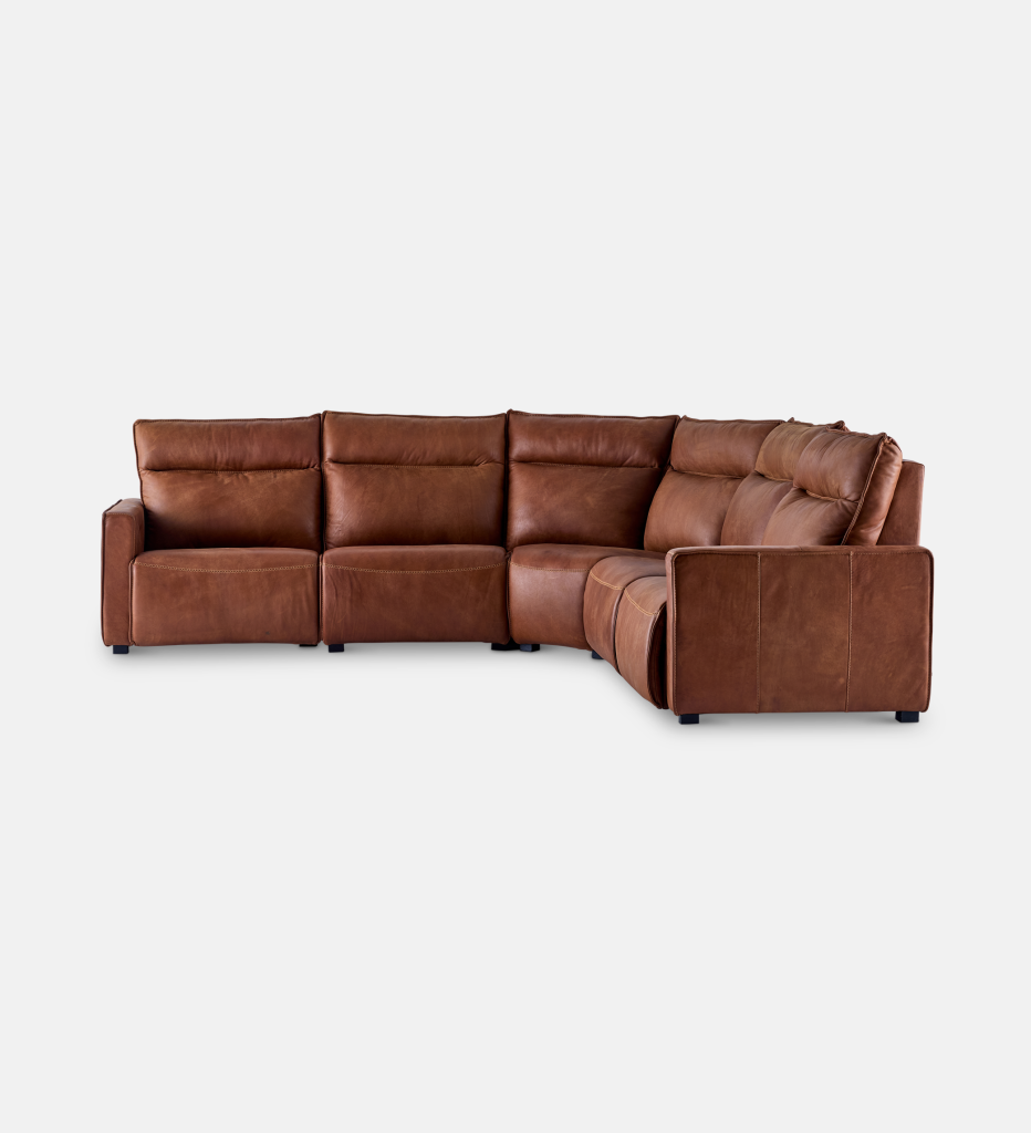 Sutton Leather Corner Automatic Recliner
