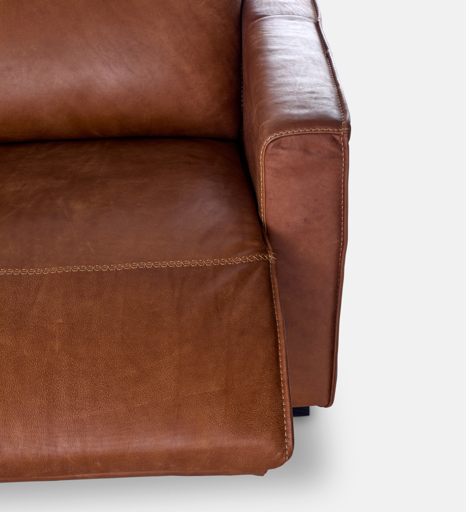 Sutton Leather Corner Automatic Recliner